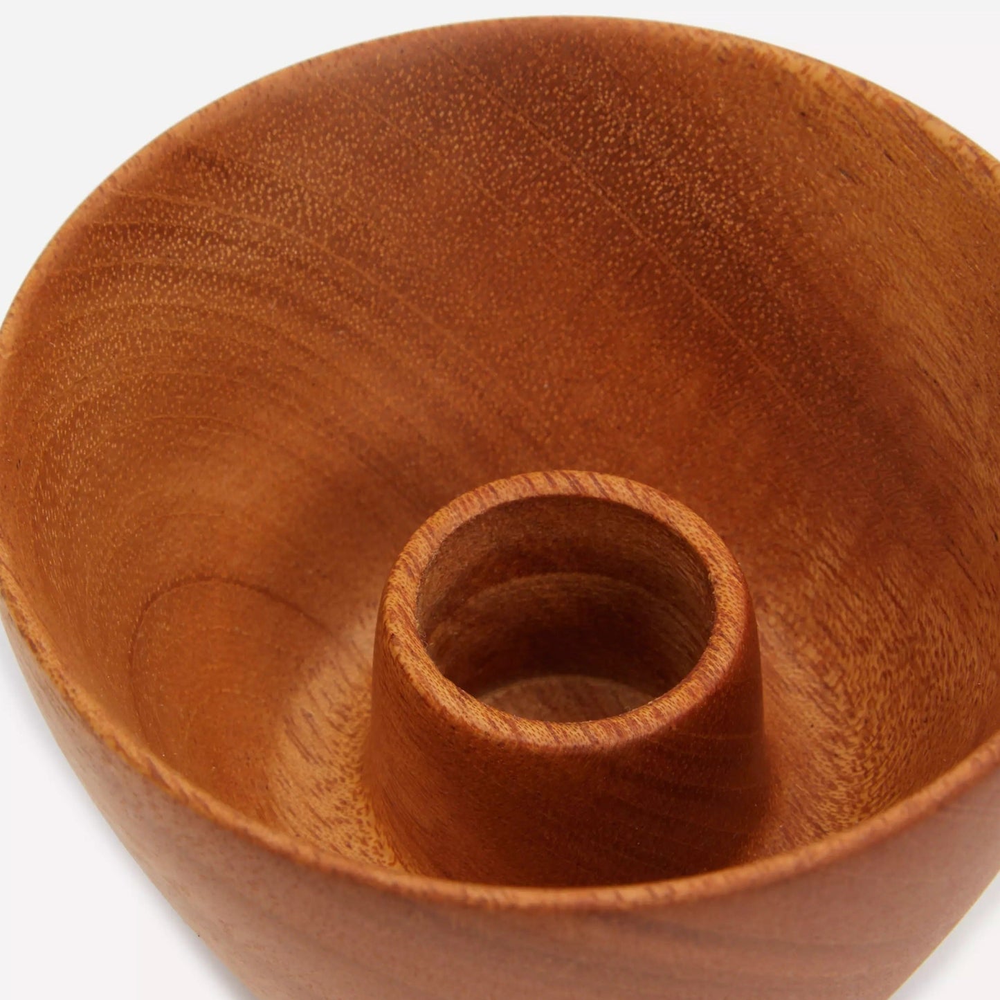 S/2 Mini Bowl Candleholder - Mahogany