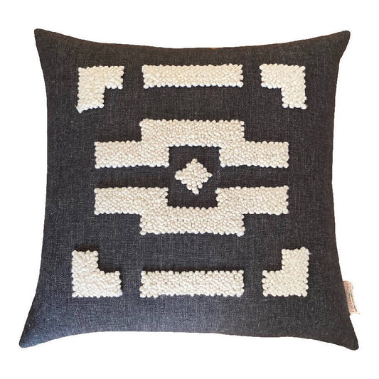 Punch Needle Ndebele Pillow - Pattern 3