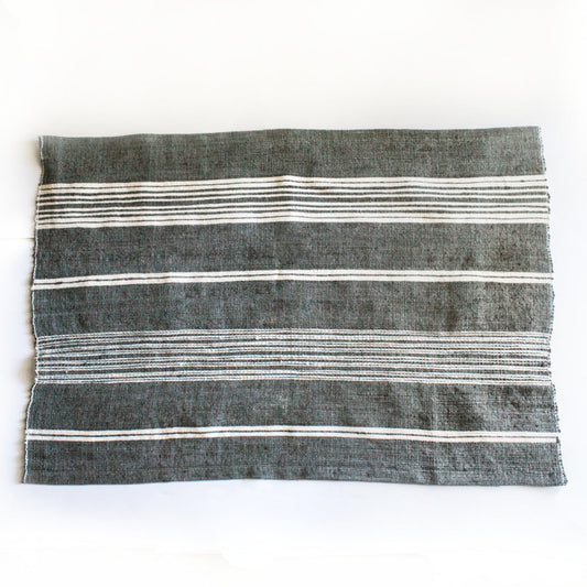 Aden Bath Mat - Grey / Natural