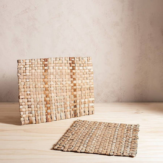 Handwoven Reed Placemat - set of 4