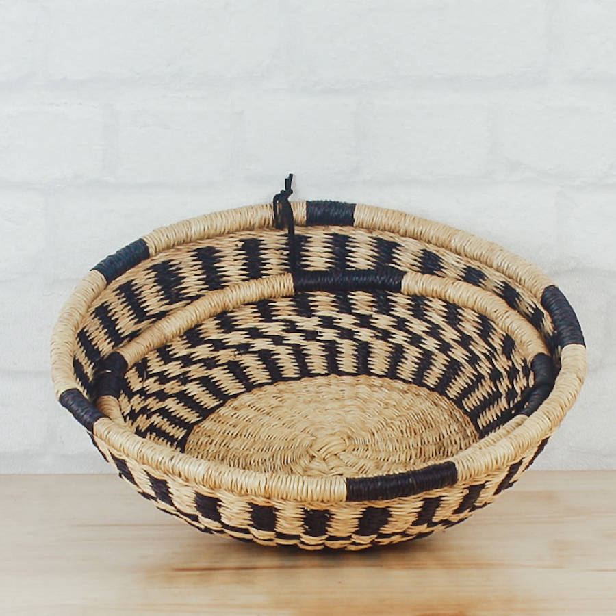 Bolga Baskets - Tray Basket Natural Palette