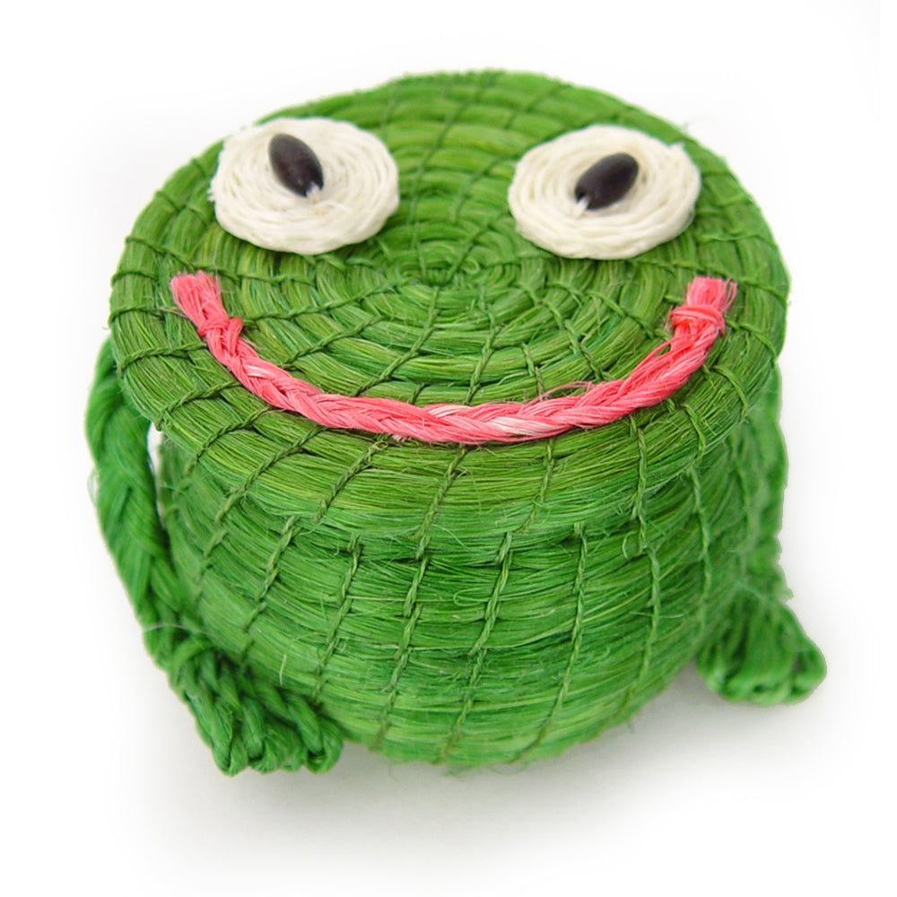 Freddy Frog Lidded Basket