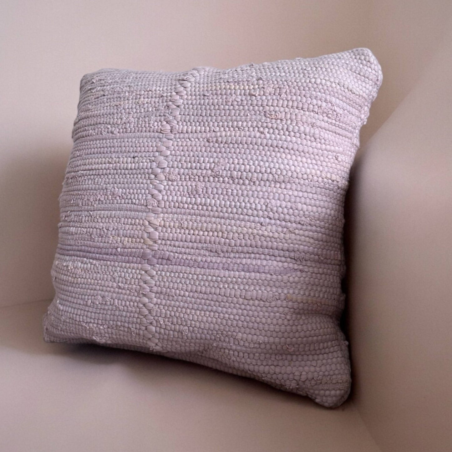 Chindi Pillow Cover - Lilac